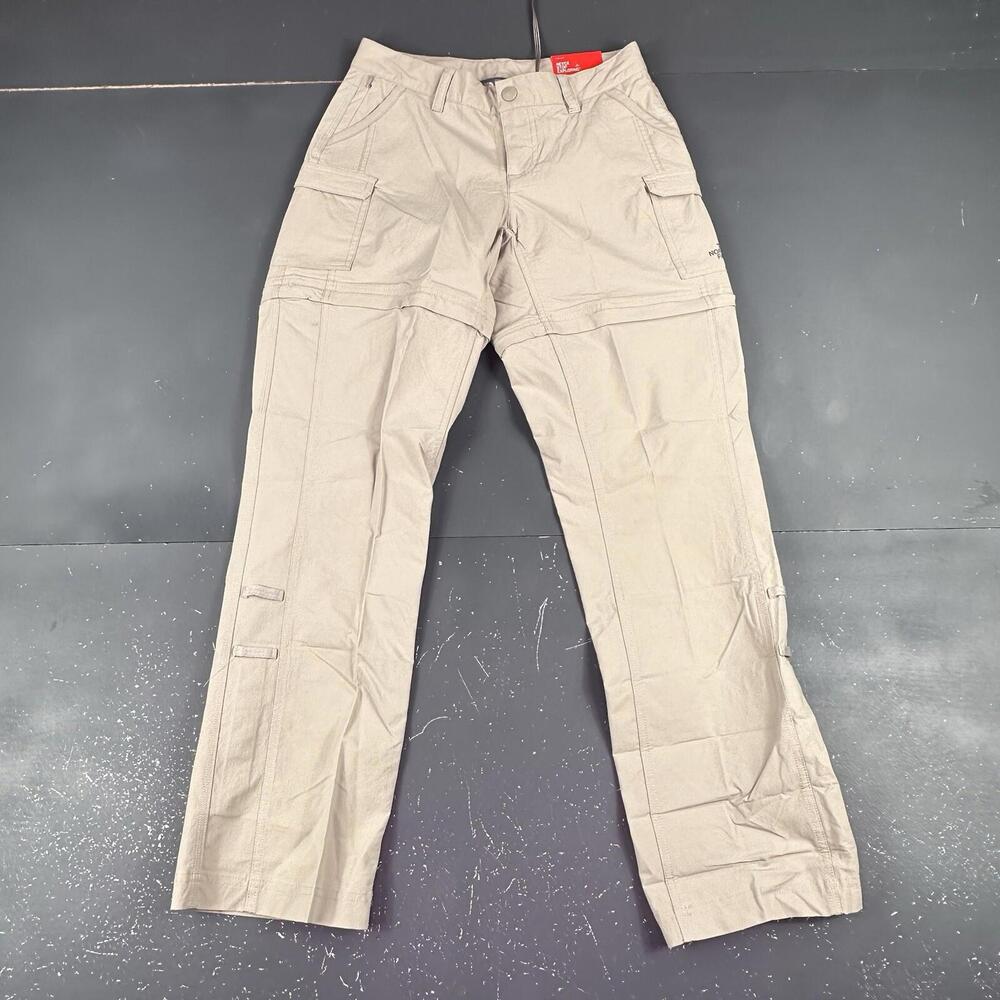 North Face Pants Womens 28x30 Beige Paramount 2.O Convertible Hike Gorpcore NWT